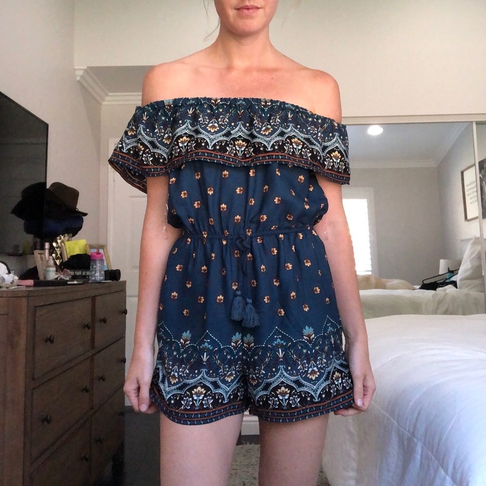 Off the shoulder romper